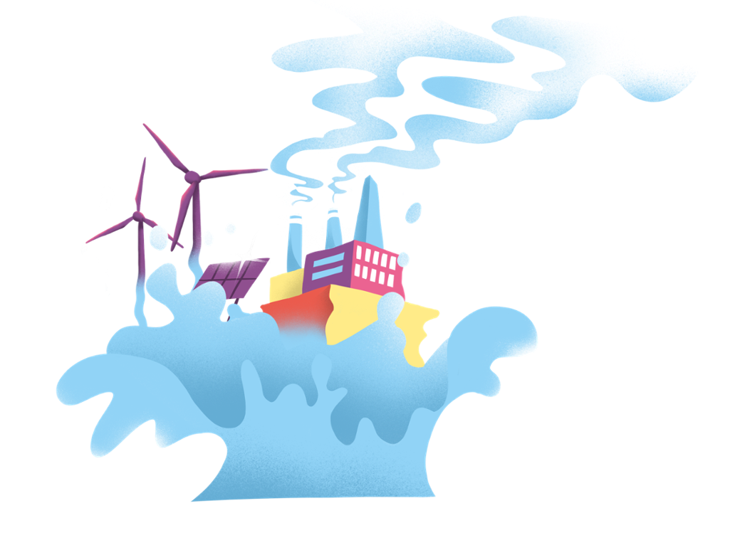 Illustrate van waterstoftoepassingen in de energietransitie