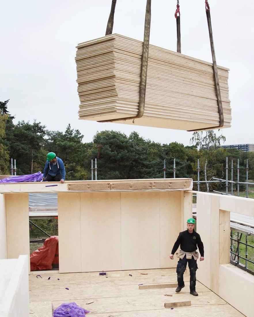 Bouw van het huis van Joris Verhoeven