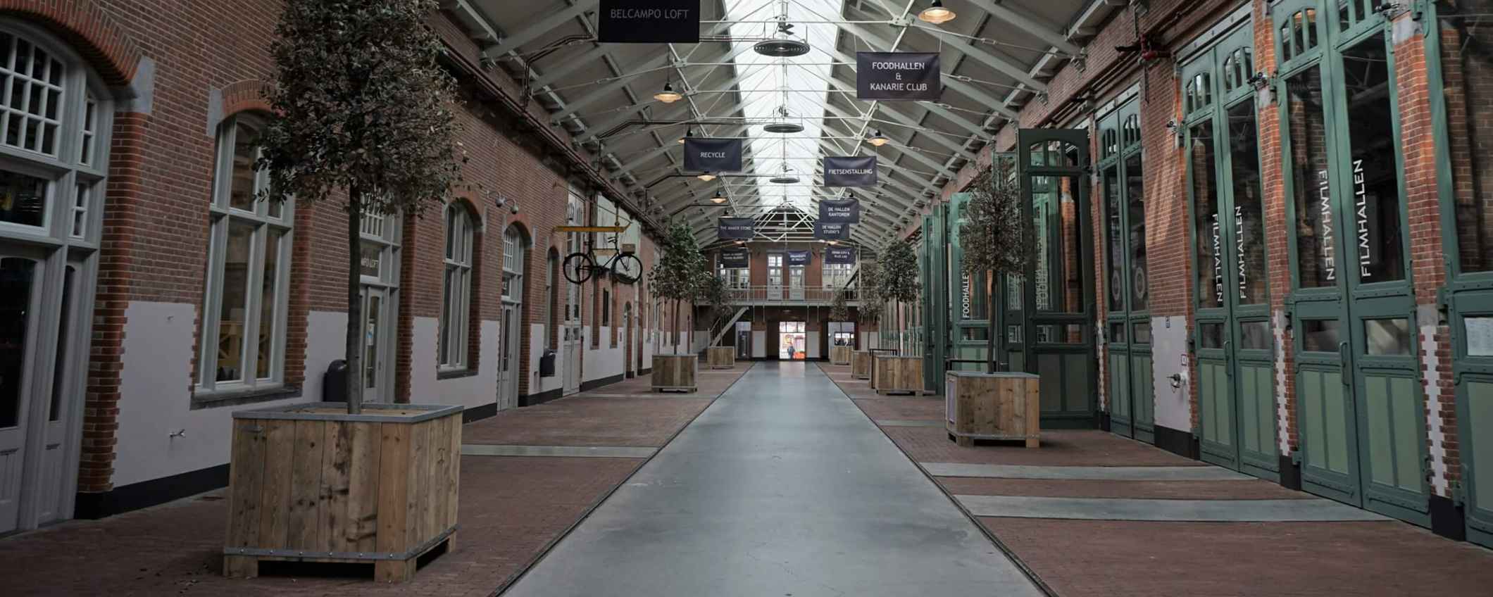 De Grote Passage van De Hallen in Amsterdam