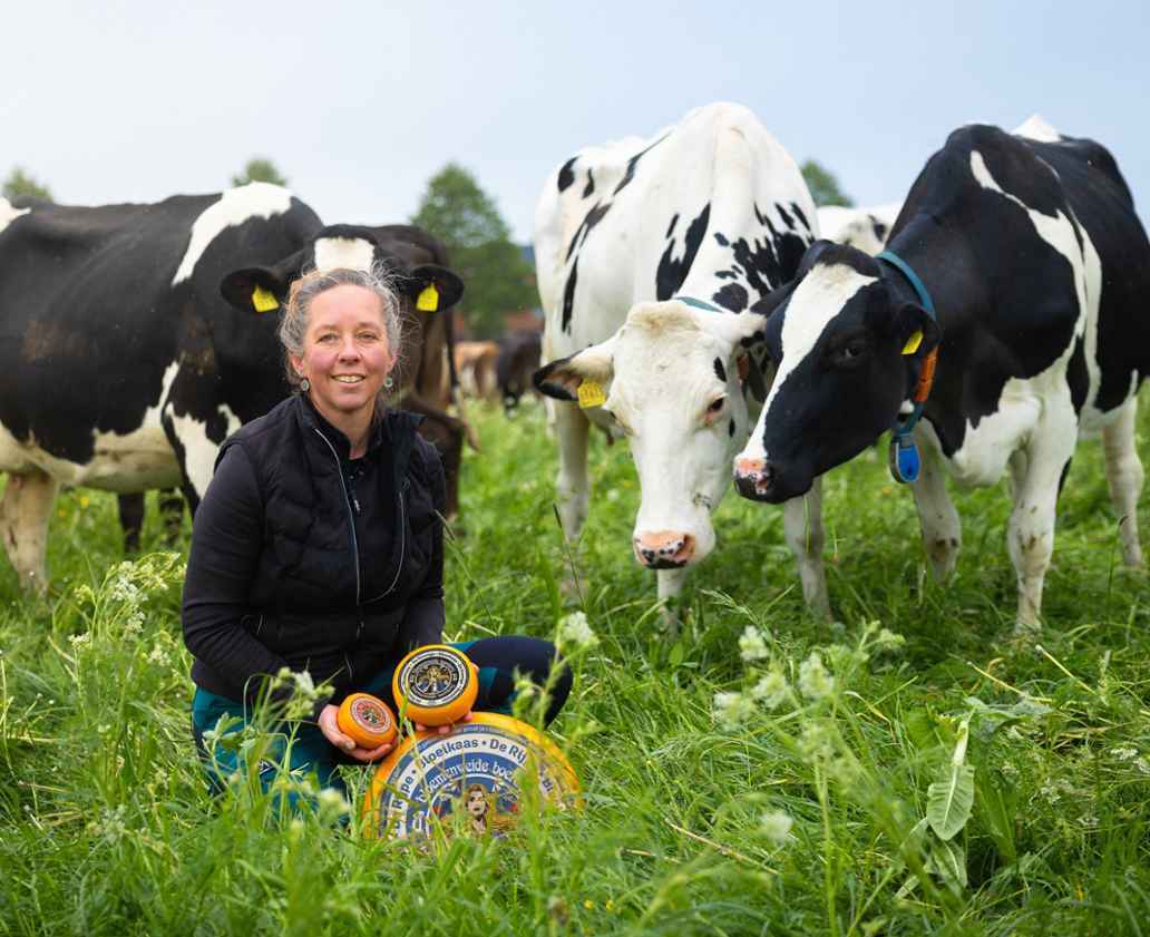 Ramona Schalkwijk, eigenaar van Bloemenweide Boerderij