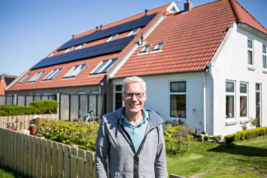 Melis de Vries bespaarde bespaarde flink op de maandelijkse energierekening én CO2-uitstoot van zijn vakantiepark Tjermelân.