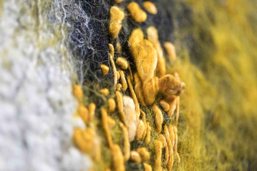 Detail uit werk van Claudy Jongstra