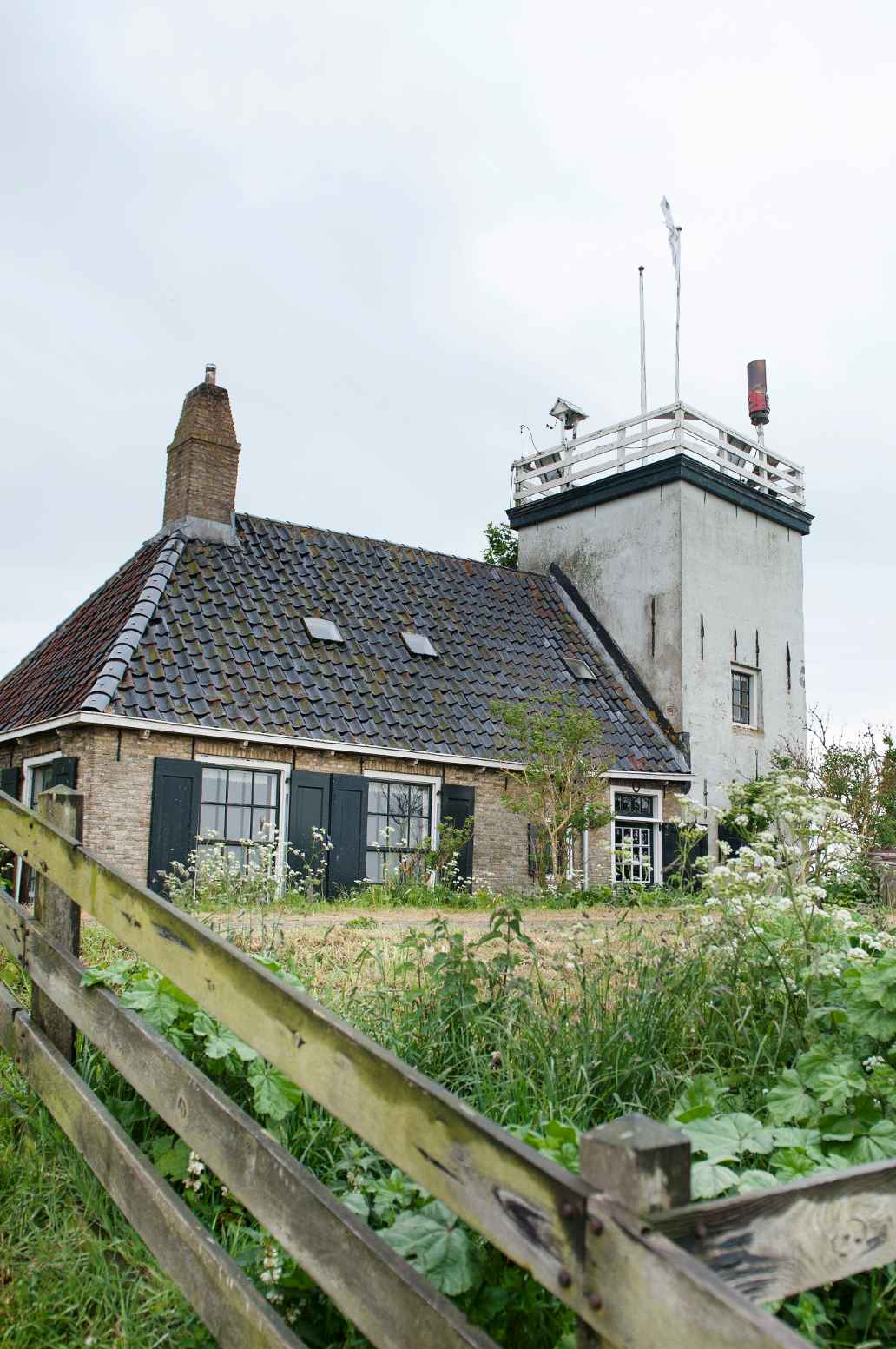 Vuurtoren in het Friese Workum